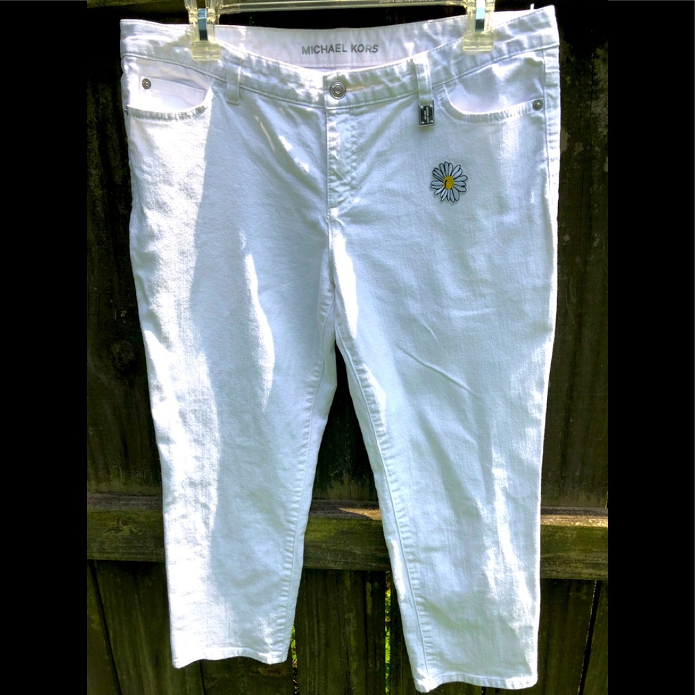 Michael Kors White Jean Capris
